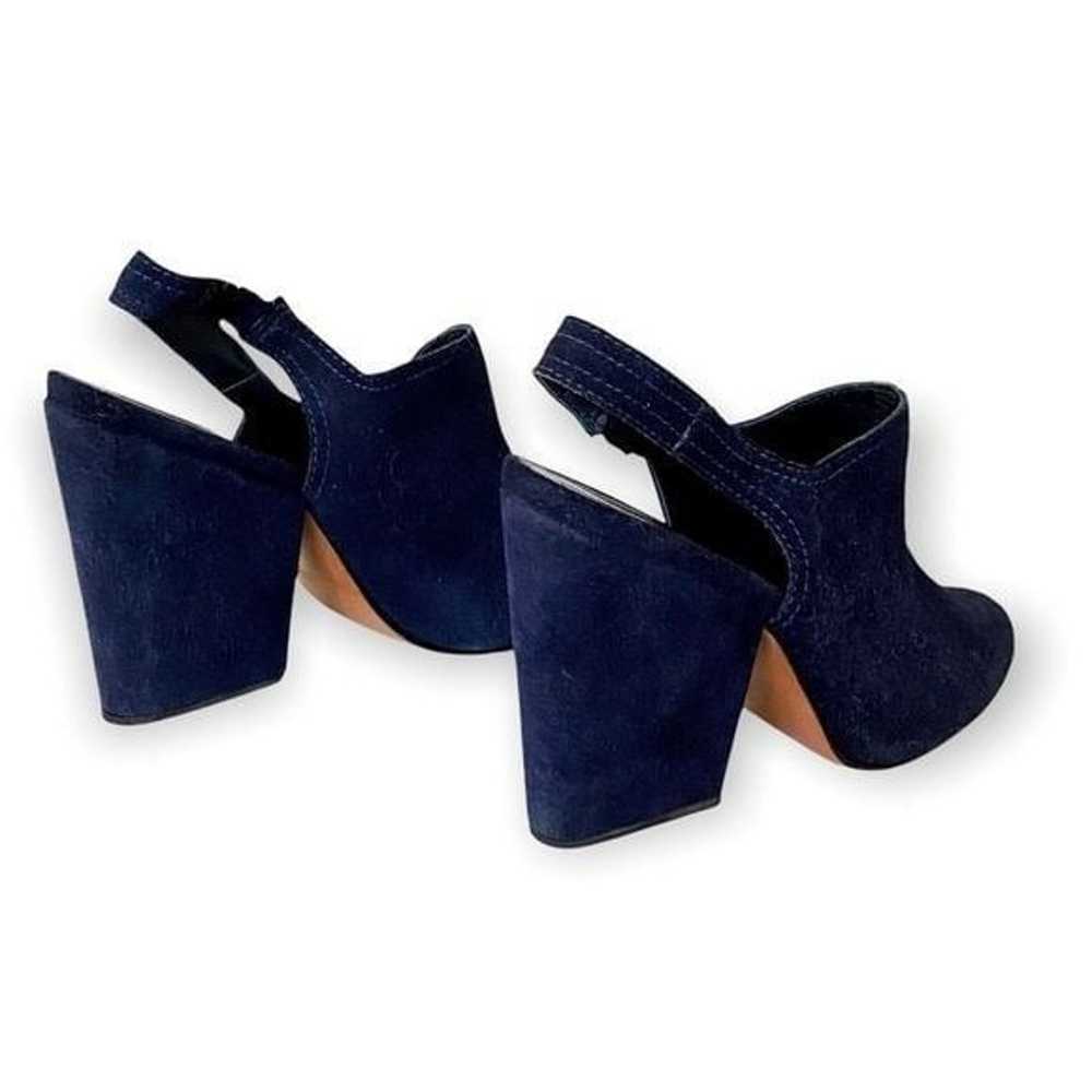 Rachel Comey Kai Slingback Pumps in Navy Blue Sue… - image 6