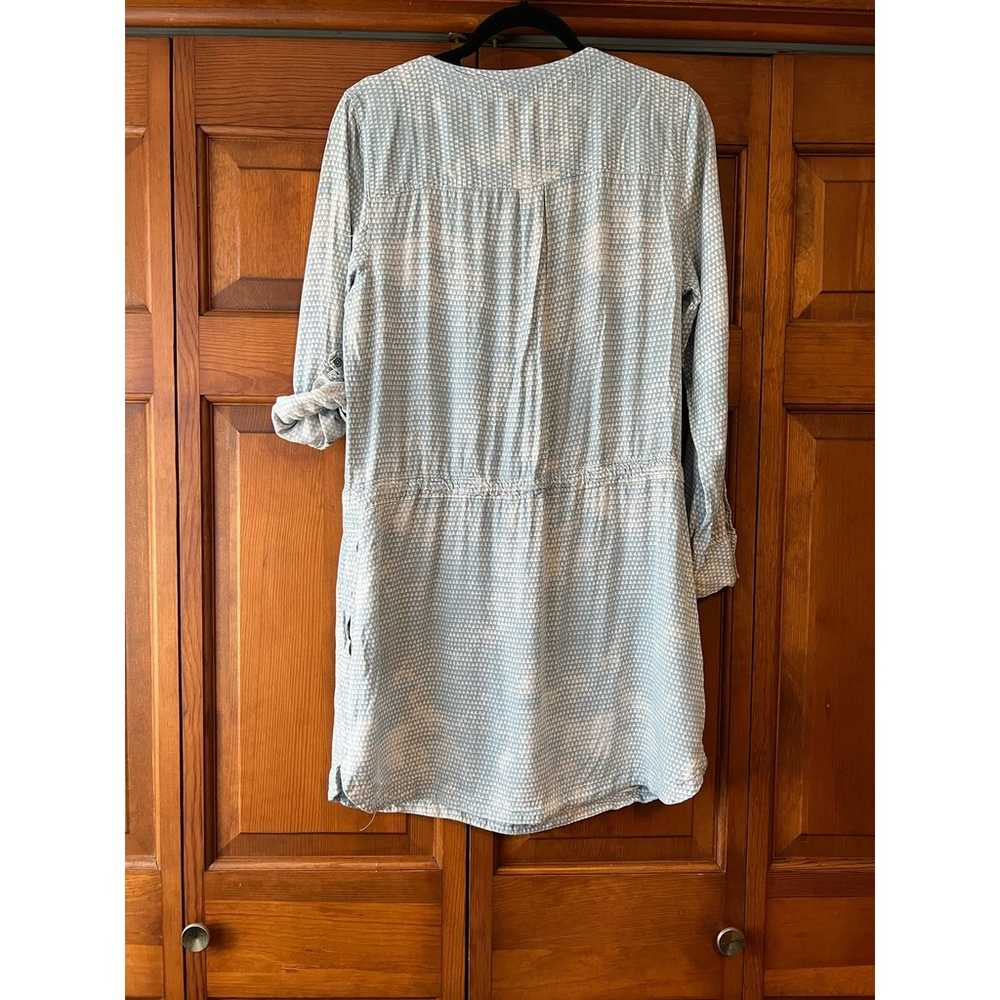 Lou & Grey Women's Tie Dye Shirt Dress Long Sleev… - image 12
