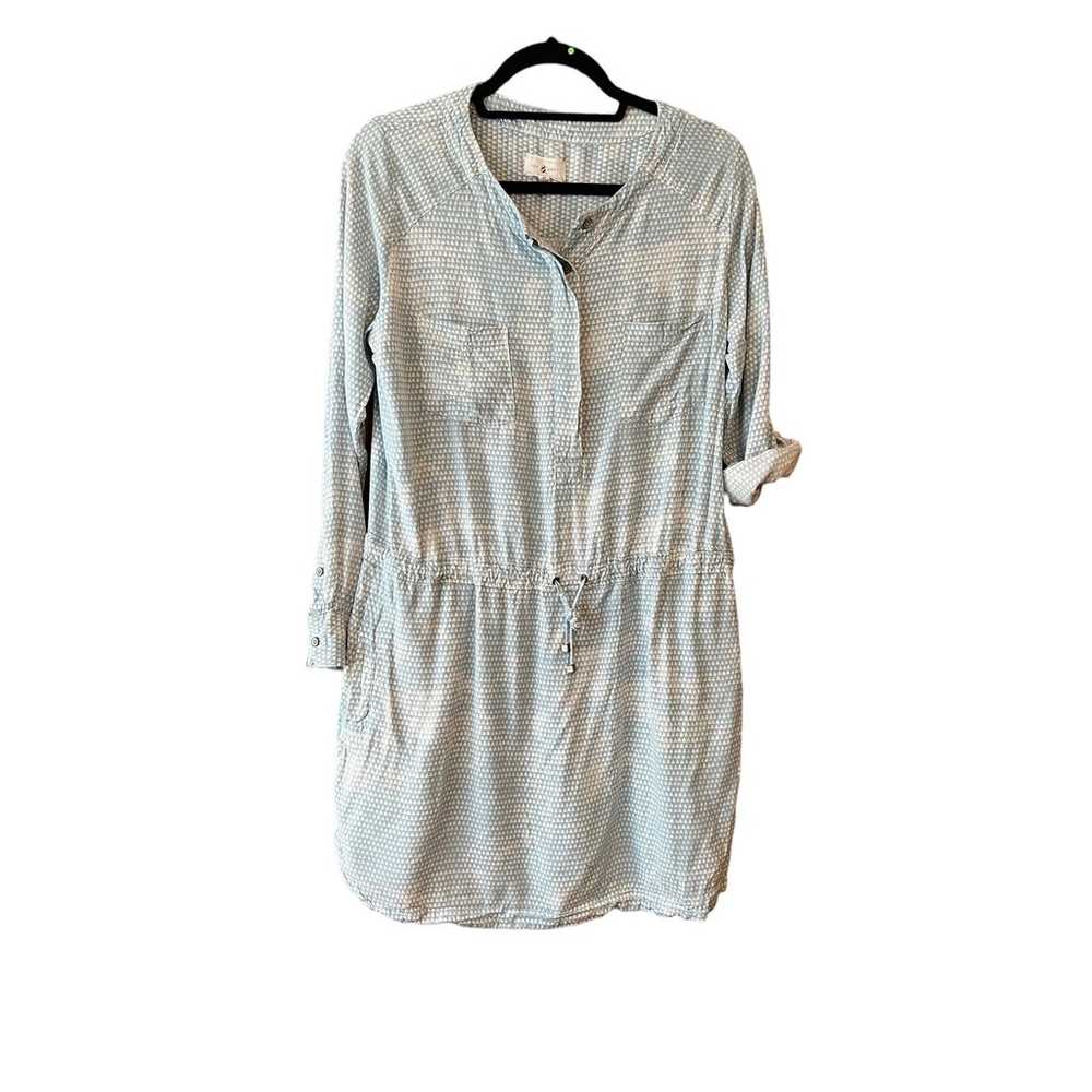 Lou & Grey Women's Tie Dye Shirt Dress Long Sleev… - image 1