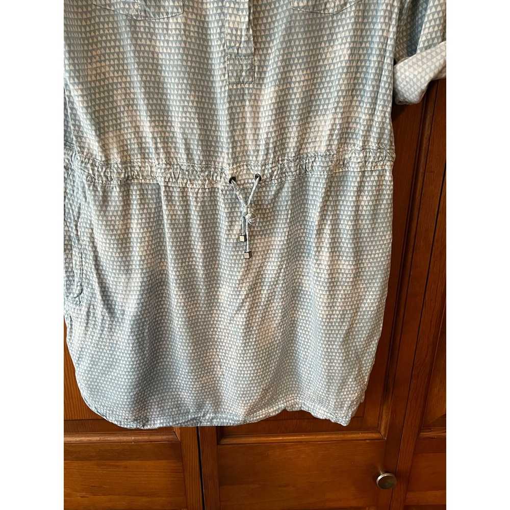 Lou & Grey Women's Tie Dye Shirt Dress Long Sleev… - image 4