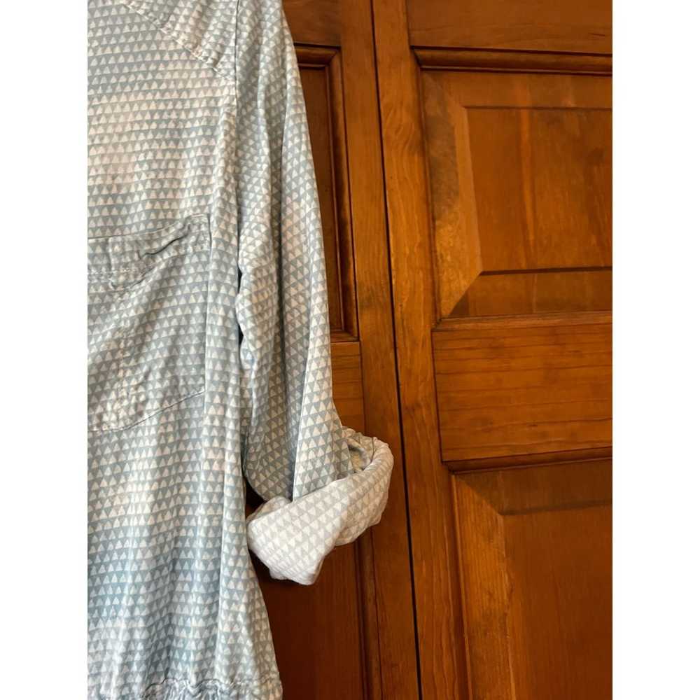 Lou & Grey Women's Tie Dye Shirt Dress Long Sleev… - image 7