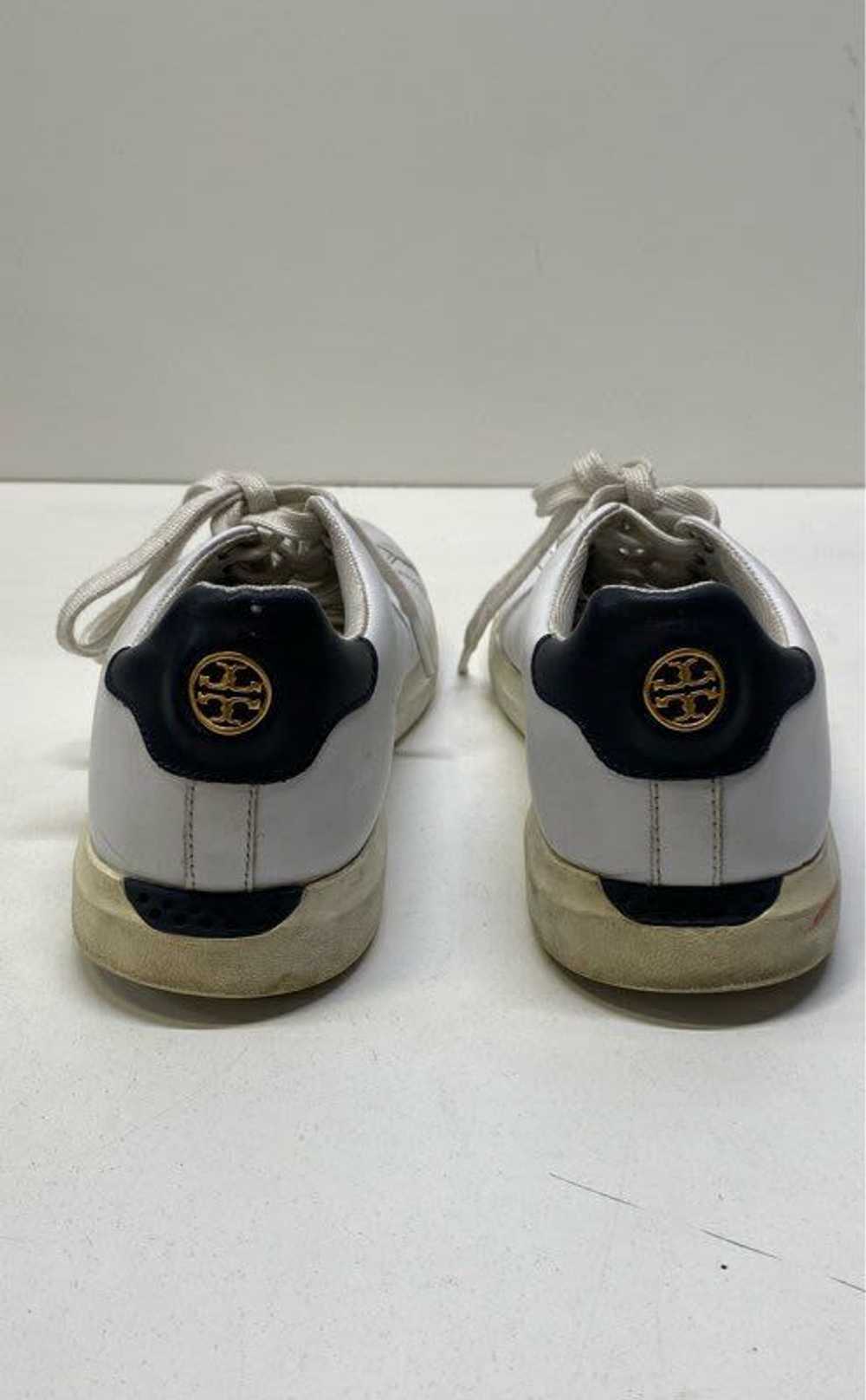 Tory Burch Leather Howell Golf Sneakers White 9 - image 4