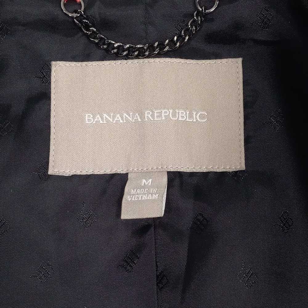 Banana Republic Trench Coat Style Jacket Size Med… - image 4