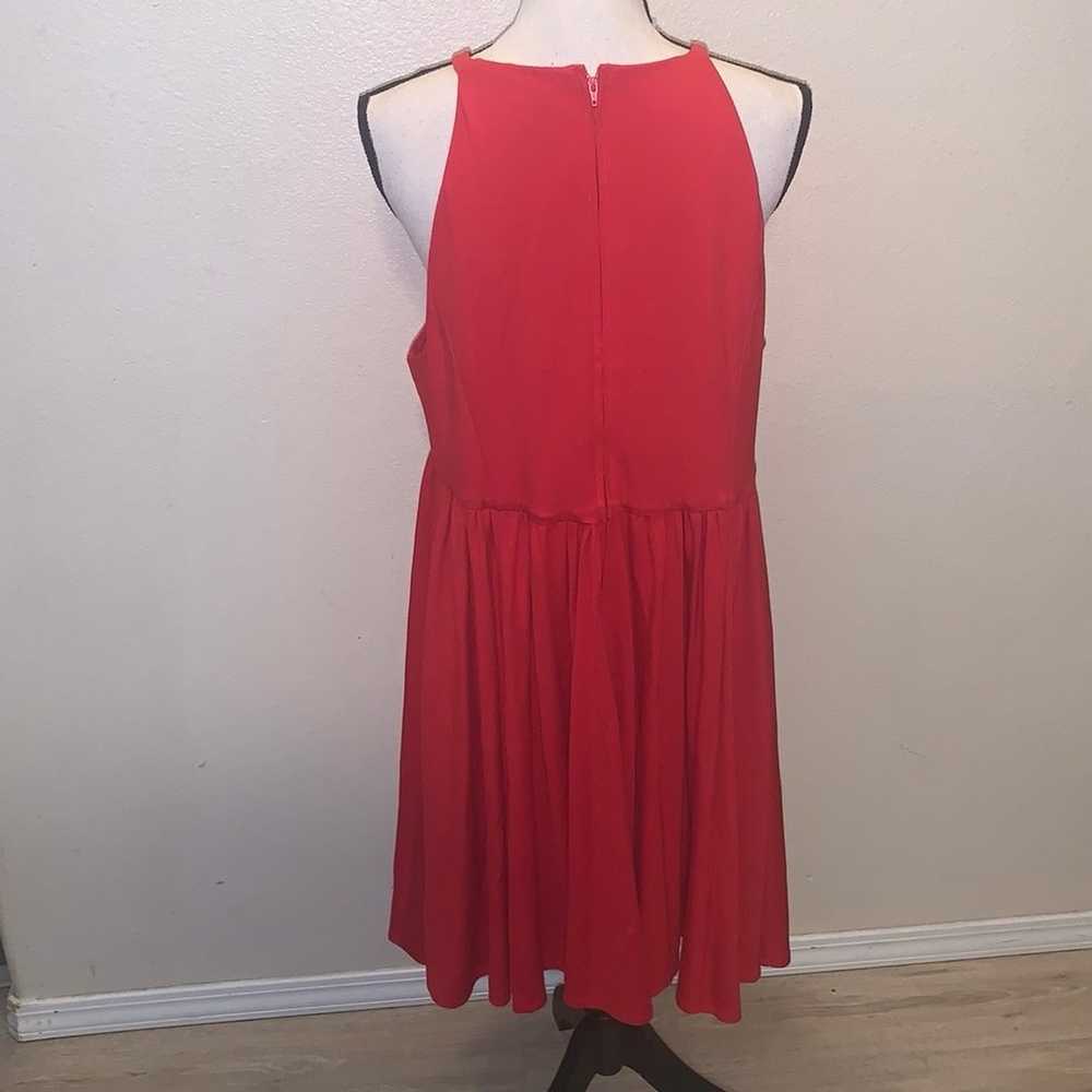 Torrid Red peplum swing midi summer dress - image 5