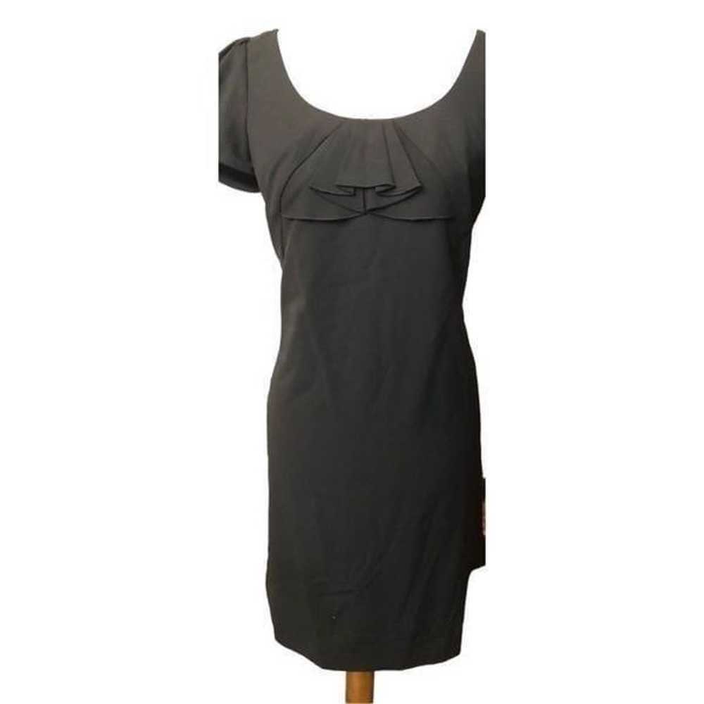 Ann Taylor Black Cap Sleeve Ruffle Shift Dress Ca… - image 8