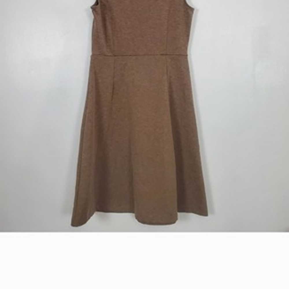 Lands End Dress Solid Brown Sleeveless Work Caree… - image 11