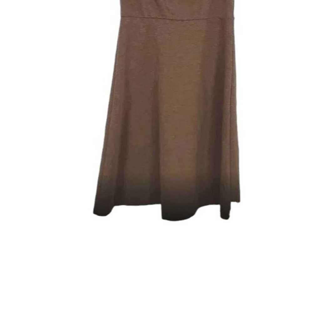 Lands End Dress Solid Brown Sleeveless Work Caree… - image 7