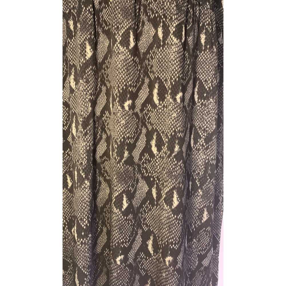 Womens Elie Tahari snake print dress size XL black - image 4