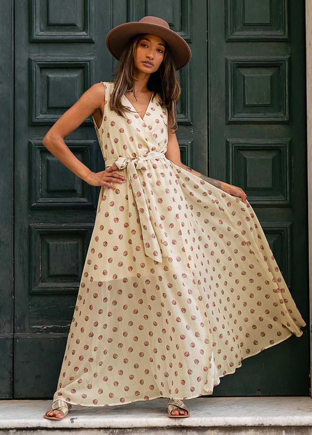 Joyfolie Mariam Dress in Floral Dot - image 1