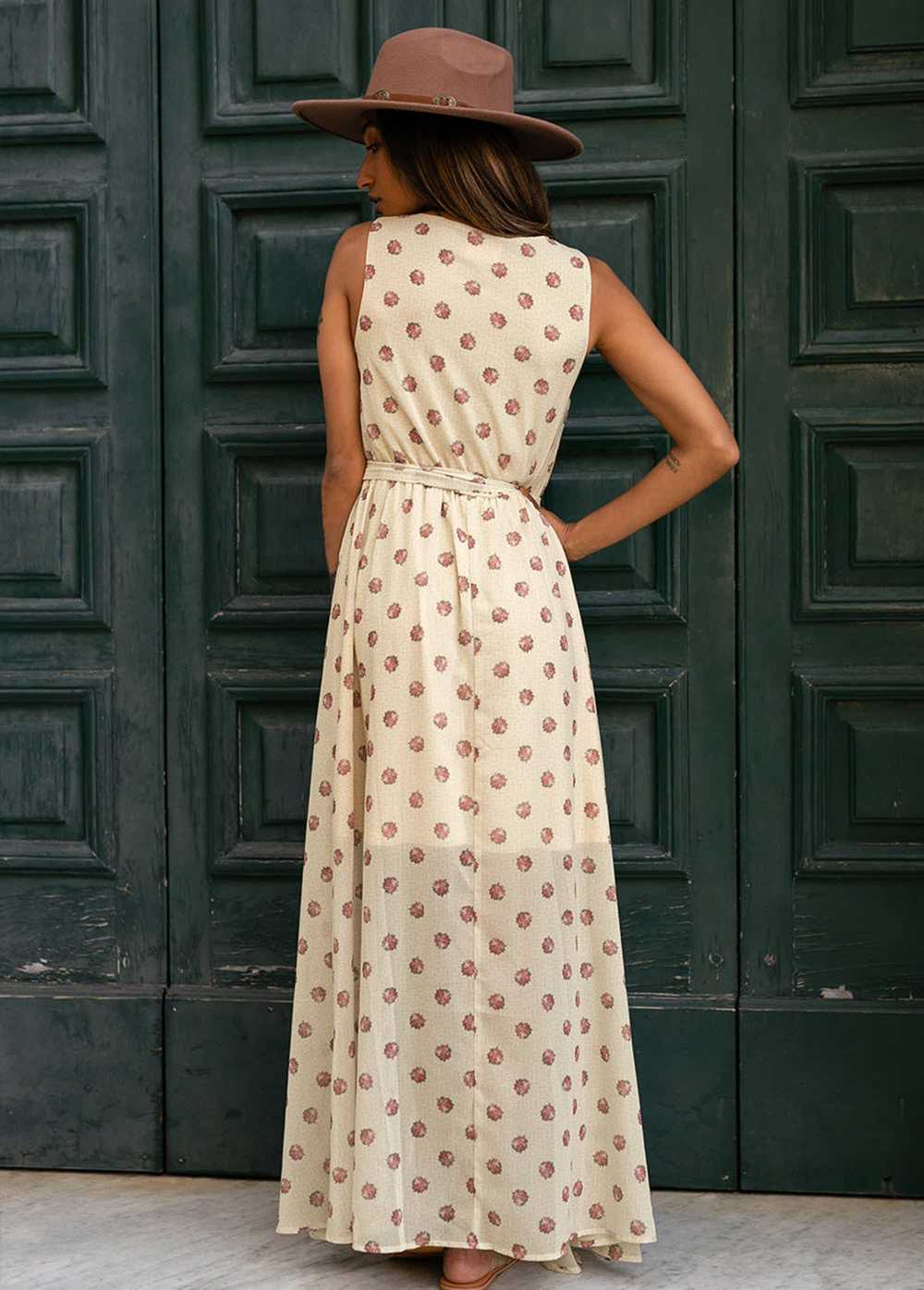 Joyfolie Mariam Dress in Floral Dot - image 2