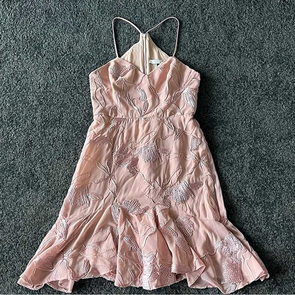 Halston heritage flowy dress size 4 retail $495 - image 3