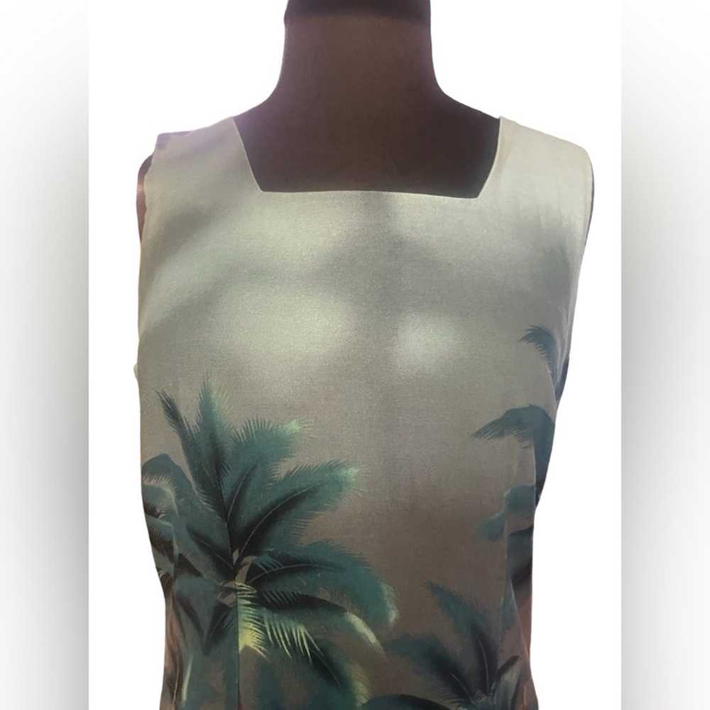 Vtg 90s Shannon Marie Hawaii Square Neck Tropical… - image 4