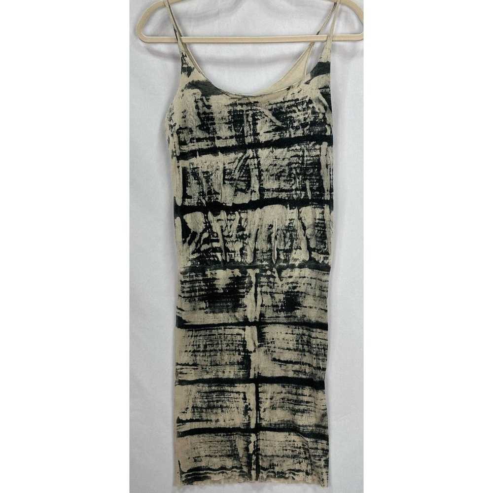 Raquel Allegra Layering Tank Dress in Charcoal Ti… - image 2