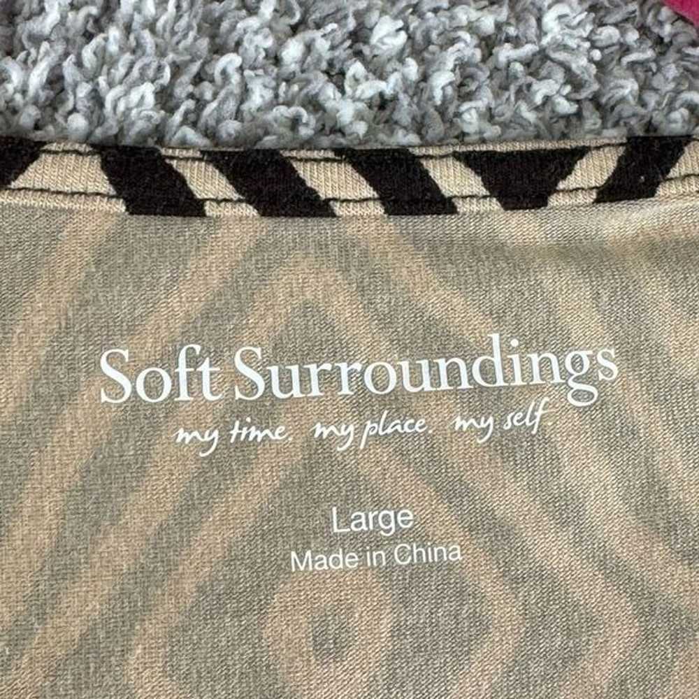 Soft Surroundings Dress Womens Sz L Soft Stretch … - image 7
