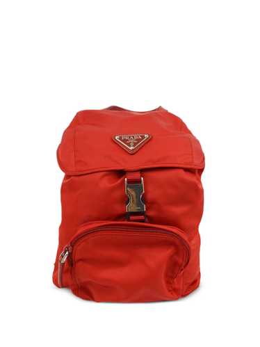 Prada Pre-Owned 1990-2000s triangle logo backpack… - image 1