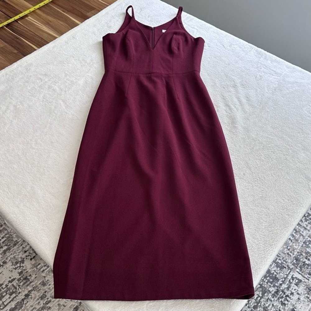 Dress The Population Lyla Dress in Burgundy Size … - image 4