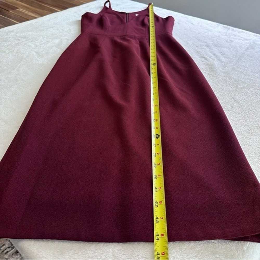 Dress The Population Lyla Dress in Burgundy Size … - image 5