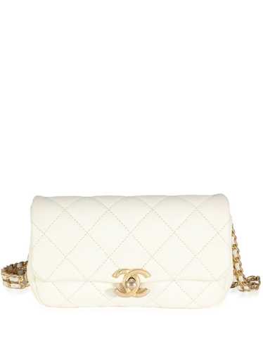 CHANEL Pre-Owned 2021-2023 Melody belt bag - White