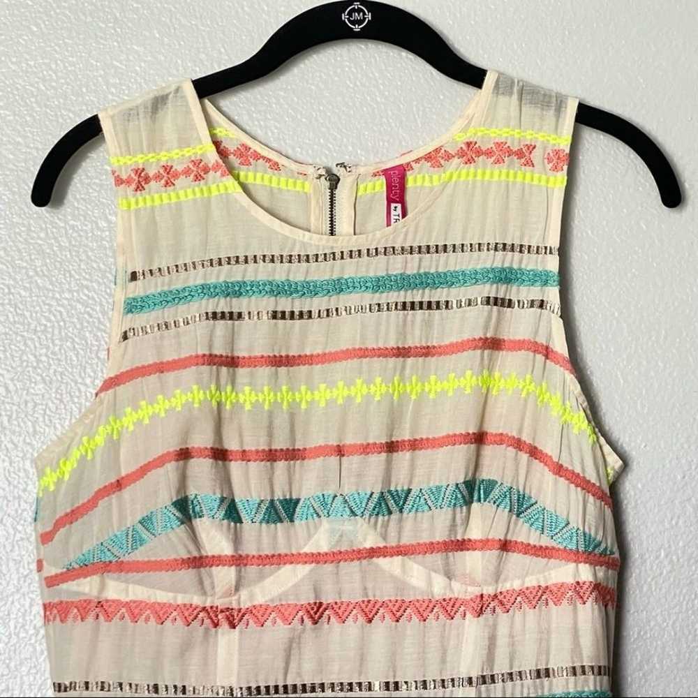 Plenty by Tracy Reese Sunglow Striped Neon Sleeve… - image 6