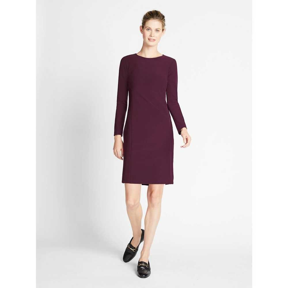 Of Mercer Long Sleeve Crew Neck Aline Dress - /Pu… - image 12