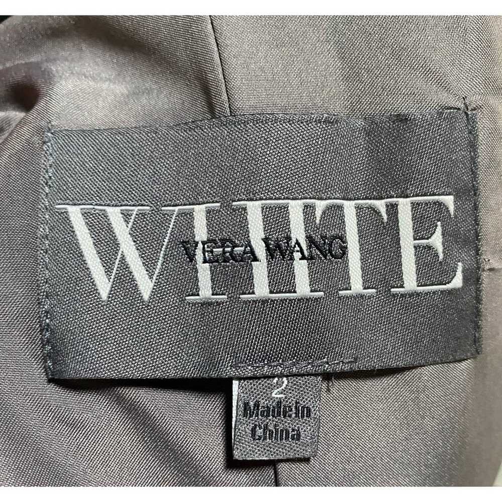 Vera Wang White Label Gown Crepe V Neck Sleeveles… - image 6