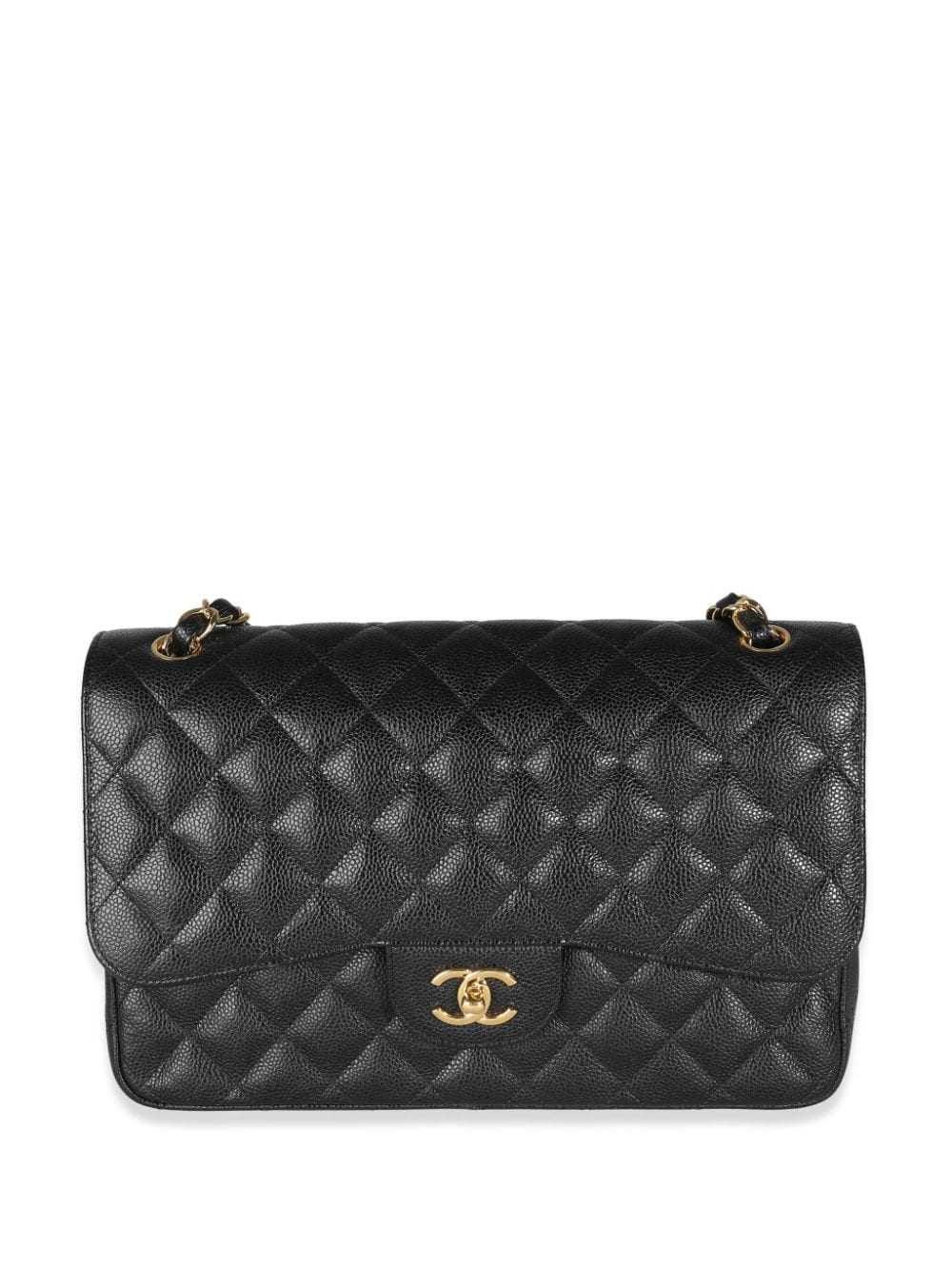 CHANEL Pre-Owned 2020 Double Flap Jumbo shoulder … - image 1