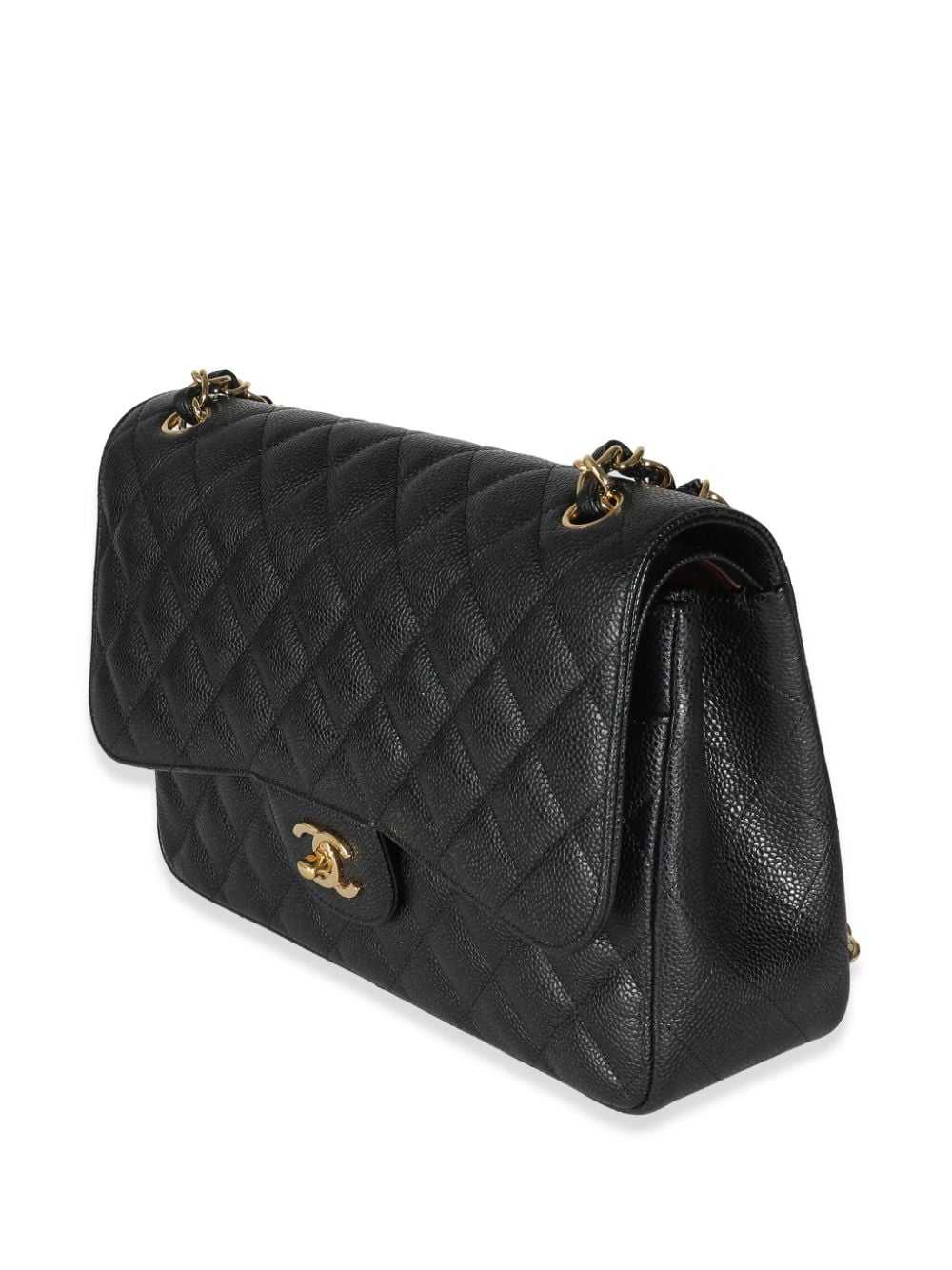 CHANEL Pre-Owned 2020 Double Flap Jumbo shoulder … - image 3