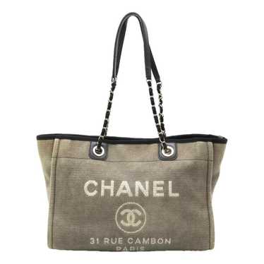 Chanel Deauville leather tote