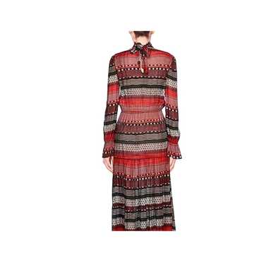 CRISTINAEFFE Striped Silk Maxi Dress size 6 - image 1