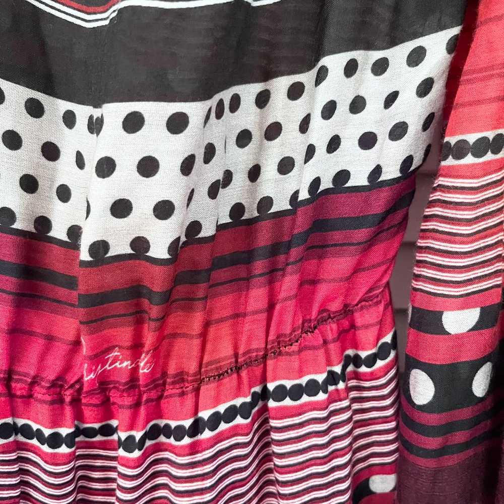 CRISTINAEFFE Striped Silk Maxi Dress size 6 - image 8