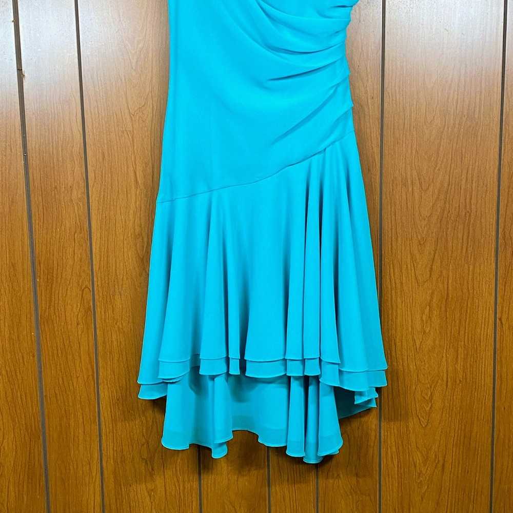 Ungaro Ruched Chiffon Mini Dress size XS - image 6