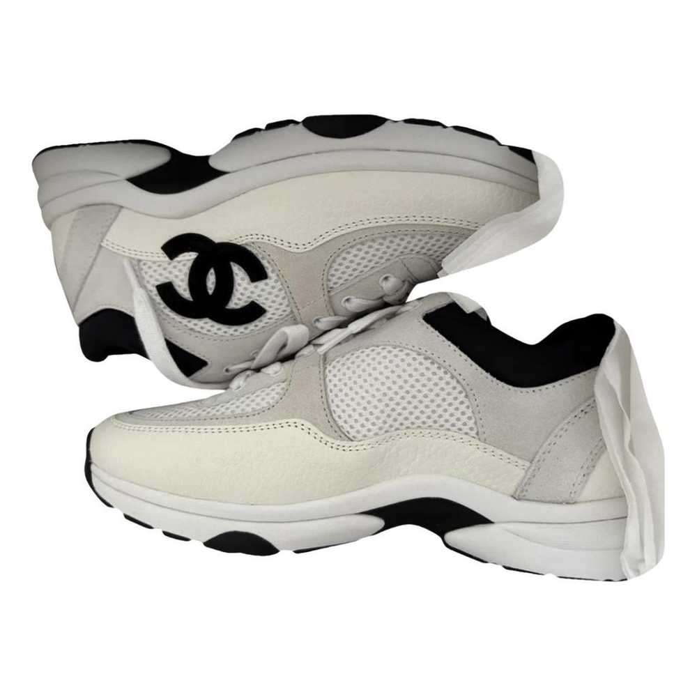 Chanel Ankle Strap leather trainers - image 1