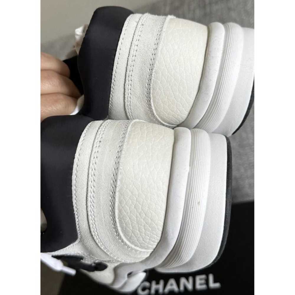 Chanel Ankle Strap leather trainers - image 5