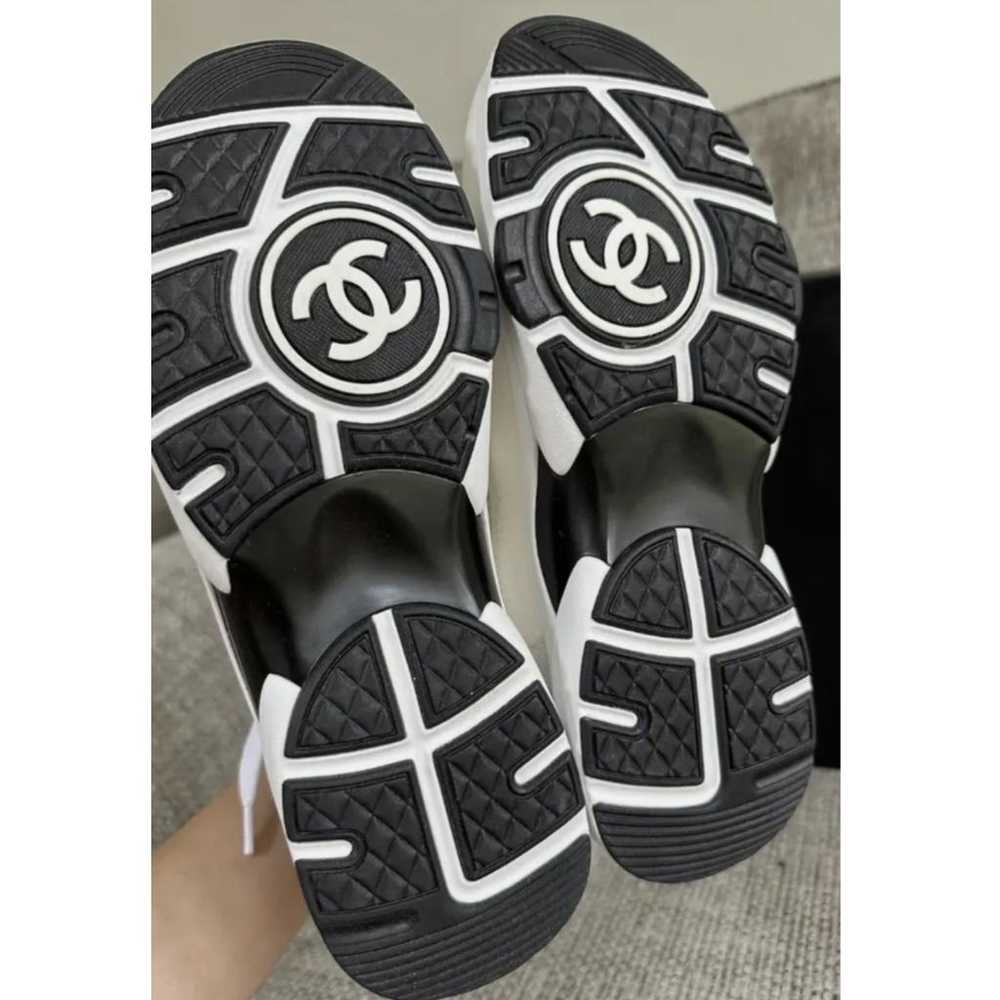 Chanel Ankle Strap leather trainers - image 6