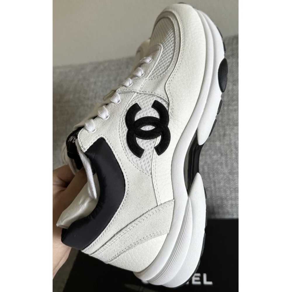 Chanel Ankle Strap leather trainers - image 7