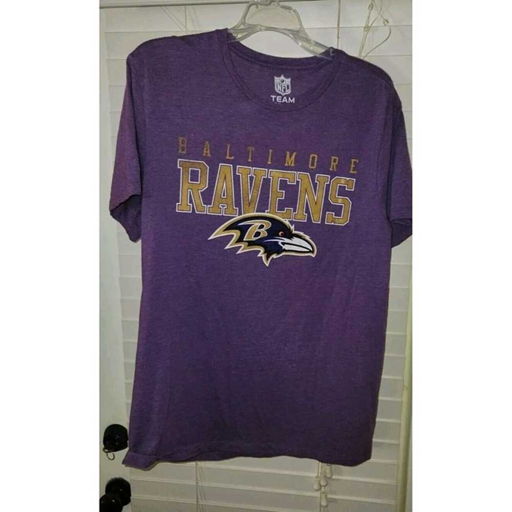 Baltimore Ravens nfl team apparel MENS LARGE purp… - image 1