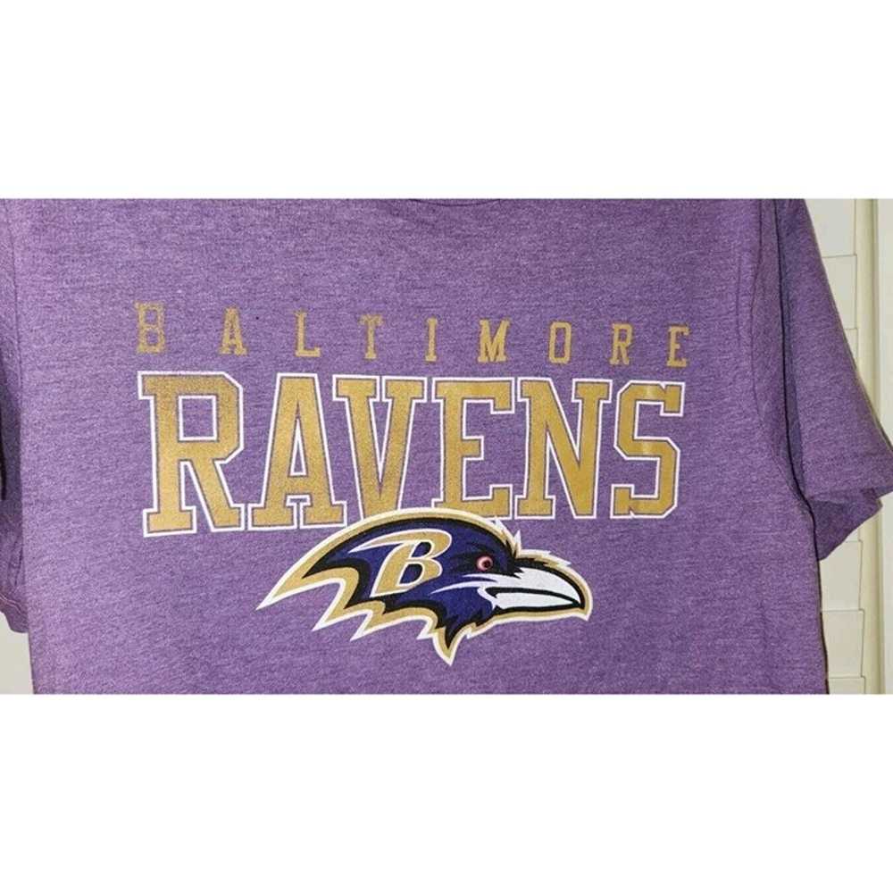 Baltimore Ravens nfl team apparel MENS LARGE purp… - image 2