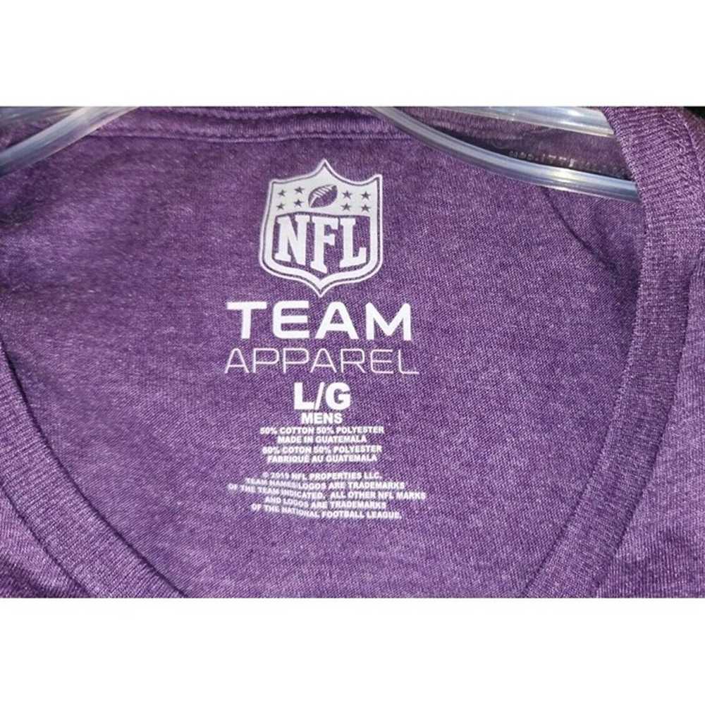 Baltimore Ravens nfl team apparel MENS LARGE purp… - image 6