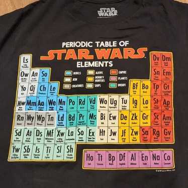 Star Wars Periodic Table T-shirt