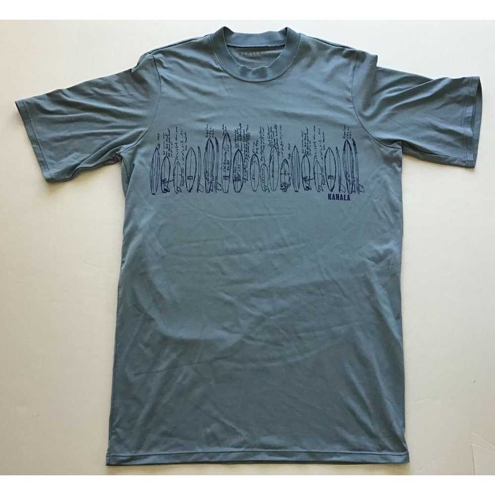 Kahala Shaping Room Surfboard T-Shirt, Blue, Size… - image 1