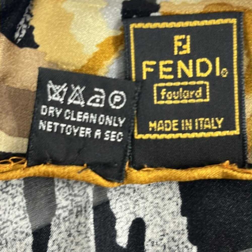 Fendi Silk scarf - image 4