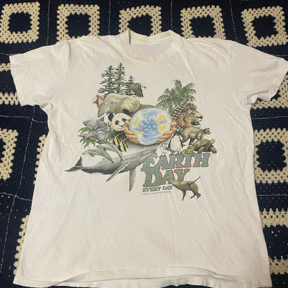Vintage Earth Day Every Day T shirt Men’s XL Made… - image 2