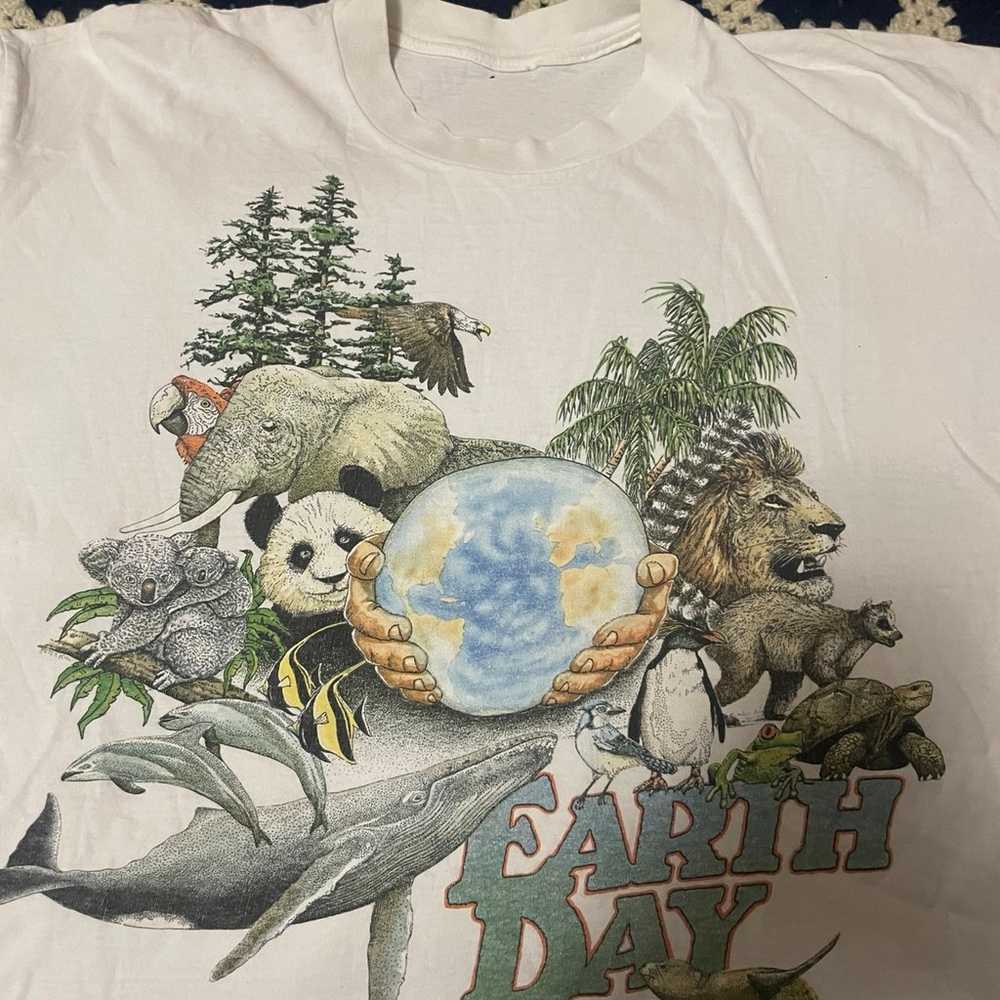 Vintage Earth Day Every Day T shirt Men’s XL Made… - image 3