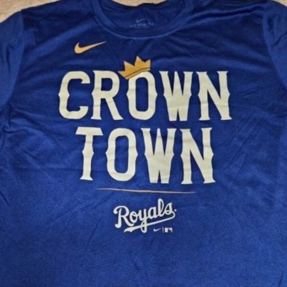 Nike dri-fit Kansas City Royals baseball Crown To… - image 5