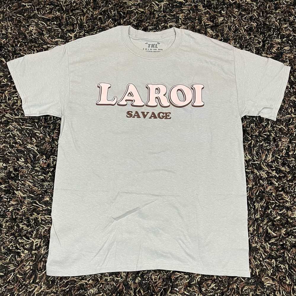 The Kid Laroi Savage Gray Tee T Shirt Adult Sz L … - image 1