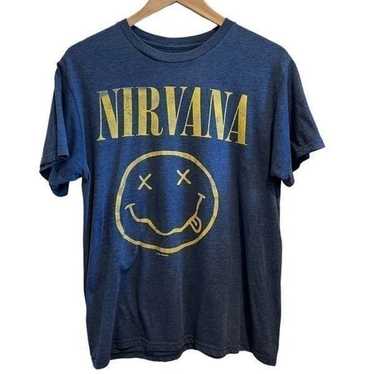 Nirvana Smiley Face Band Tee 2020 size S