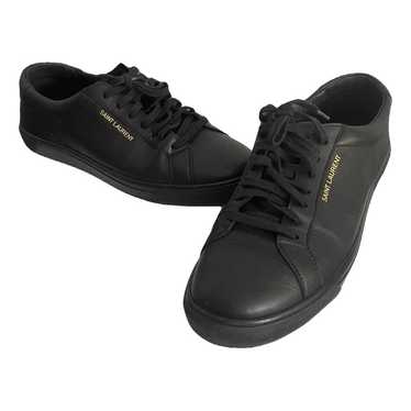 Saint Laurent Andy leather low trainers - image 1