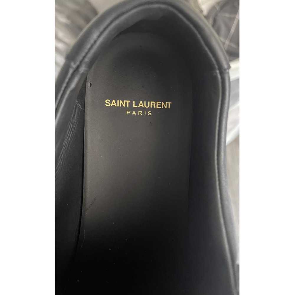 Saint Laurent Andy leather low trainers - image 4