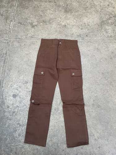 Streetwear × Vintage Vintage Cargo Pants Brown - image 1