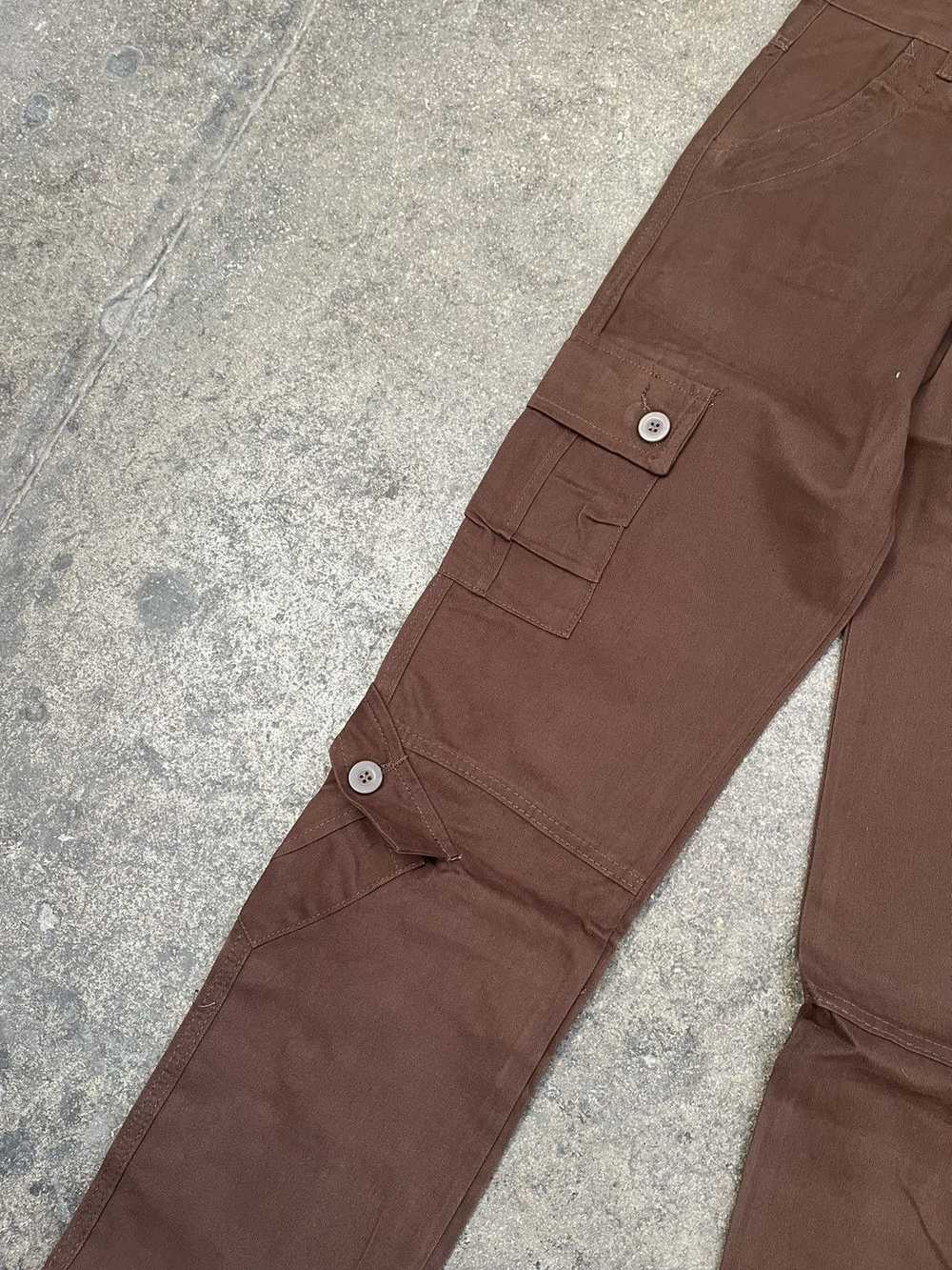 Streetwear × Vintage Vintage Cargo Pants Brown - image 3